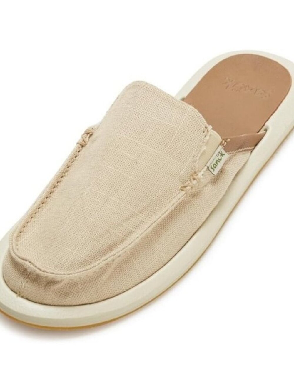 Sanuk Women's You Got My Back St Hemp Natural Loafer Size 5 NWT
